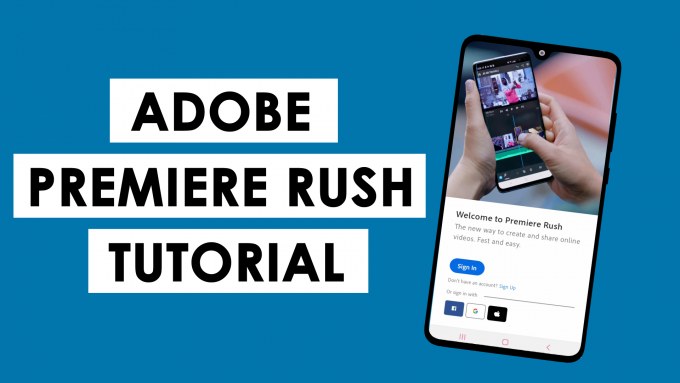 Adobe Premiere Rush Tutorial Thumbnail